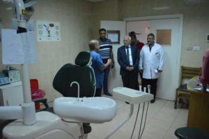 تكليف النائب محمد غنيم بإعادة رفع كفاءة مركز طبي الأسنان بحي العرب ببورسعيد.