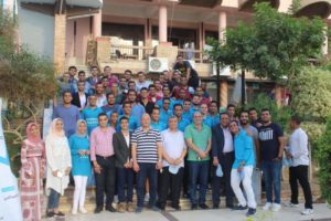 طلاب من أجل مصر - جامعة سوهاج تقيم معسكر استقبال لطلاب الطب الجدد