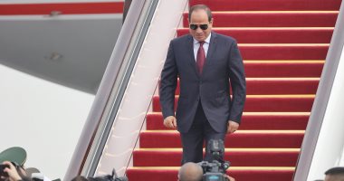 الرئيس السيسى يصل القاهرة قادما من موسكو