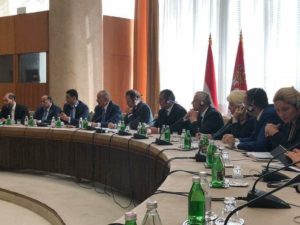 خلال زيارة الوفد المصرى برئاسة عبد الله لصربيا