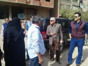 نائب محافظ القاهرة للمنطقة الجنوبية يتفقد حي البساتين