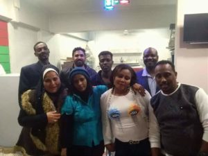 أعضاء مبادرة مصر والسودان ايد واحدة يشاركون افتتاح منتدى خمسه باب