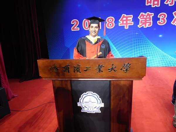 باحث من علوم المنوفية يفوز بجائزة الحكومة الصينية للتميز 2018 ولقب حاصد الجوائز والتكريمات
