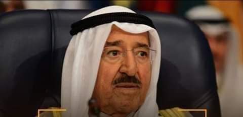 أمير دولة الكويت الشقيقة يستنكر حادث المريوطية الإرهابي
