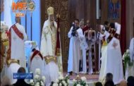 قداسة البابا تواضروس الثاني، بابا الإسكندرية وبطريرك الكرازة المرقسية، يهنئ الحضور بعيد الميلاد المجيد
