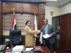 بروتوكول تعاون مشترك بين المعهد القومي للقلب و صحة شمال سيناء