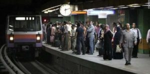 3 حالات إنتحار تحت عجلات مترو محطتي ساقية مكي والسادات وماري جرجس