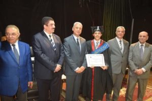 رئيس جامعة المنوفية يشهد تكريم أوائل الجامعة فى يوم الوفاء والجزاء الثالث والعشرون