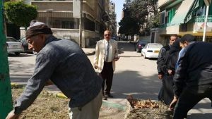 قيام حي شرق بورسعيد بحملة نظافة وتجريف وتجميل
