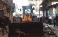 تكثيف حملات ازالة الاشغالات والتعديات بحي وسط الاسكندرية