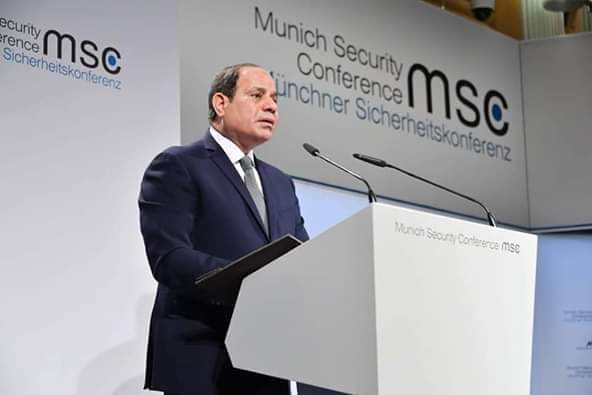 مشاركة الرئيس السيسى فى الجلسة الرئيسية لمؤتمر ميونيخ للأمن