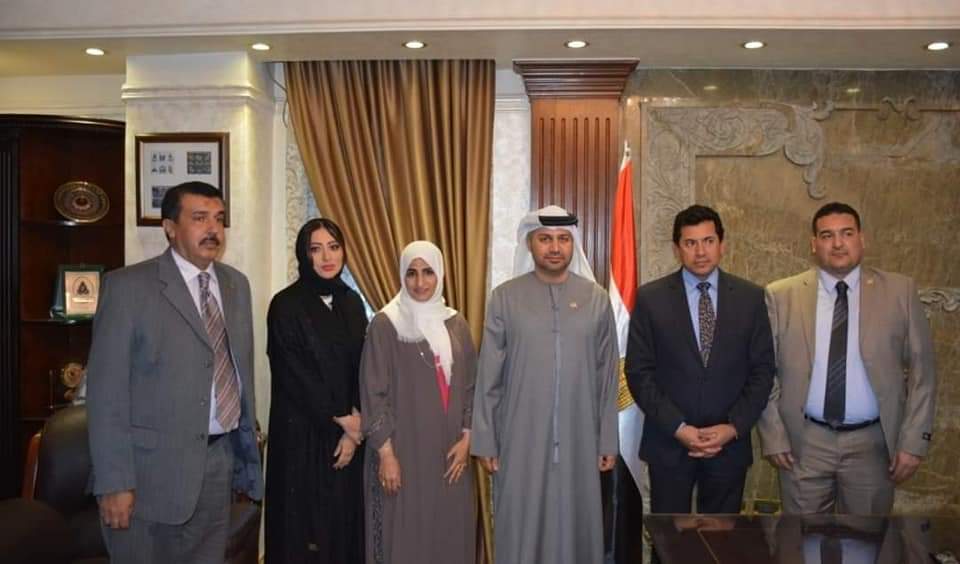 وزير الرياضة يلتقي رئيس الإتحاد الإماراتي للرياضة المدرسية
