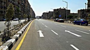   الانتهاء من أعادة رصف ورفع كفاءة شارع نهضة مصر ببورسعيد