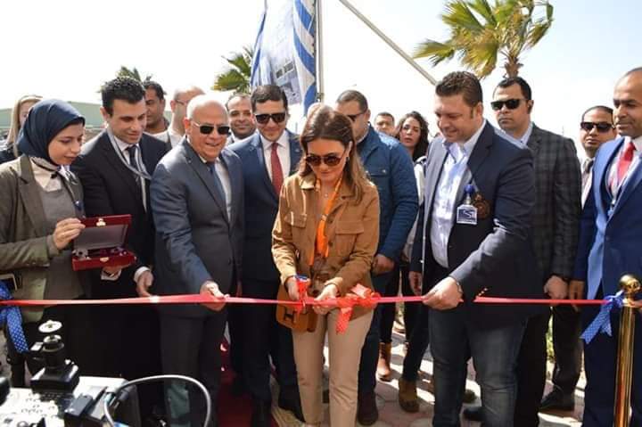 وزيرة الاستثمار ومحافظ بورسعيد يفتتحان مصنعًا باستثمارات ٢٠٠ مليون يورو في بورسعيد