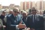رئيس جامعة القاهرة يقوم بجولة بمعهد الأورام ويتابع أعمال تطوير المبنى الجنوبي