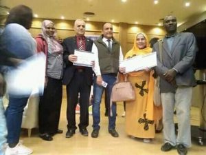 تكريم مبادرة مصر والسودان ايد واحده بمؤتمر الإعلام التربوية