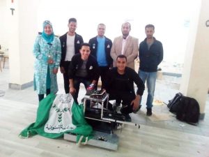 جامعة المنوفيه تفوز بكأس مسابقة الروبوت بجامعة حلوان