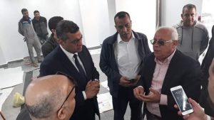 محافظ بورسعيد يتفقد سير العمل في انشاء مكتب التوثيق المطور فرع المناخ