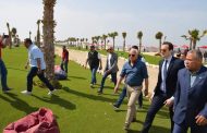 محافظ بورسعيد يتفقد أكبر صرح سياحي بغرب بورسعيد