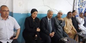 السكرتير عام القليوبية ورئيس مدينة القناطر يؤديان واجب العزاء فى ضحايا قرية المنيرة