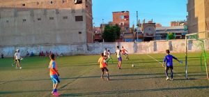 اختبارات المرحلة الأولي لكرة القدم بملعب شباب مدينة العمال بقنا