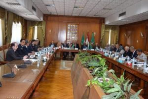 مبارك وعباس يرأسان اجتماع اللجنة العليا لإعداد إستراتيجية جامعة المنوفية ٢٠٢٠-٢٠٣٠
