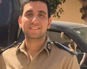 أميرة عمر تهنئ الضابط باسل علاء بمناسبة ترقيته لرتبة ملازم أول