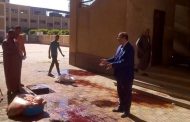 مواطن يذبح أضحية العيد داخل مدرسة ببنها والمحافظ يحيل الواقعة للتحقيق