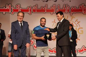 وزير الشباب والرياضة يكرم أبطال البارلمبية وذوي القدرات بالتنسيق مع جامعة مصر للعلوم و التكنولوجيا