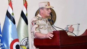وزير الدفاع المصري محمد زكي الجيش المصري على قلب رجل واحد