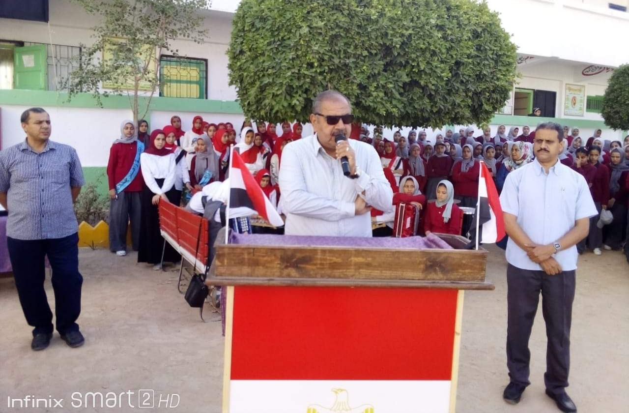 النيلي يشهد احتفالية زاهر جلال ع بنات بالذكري ٤٦ لانتصارات