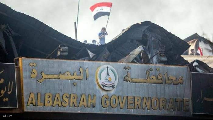 المحتجون في محافظة البصرة أعادوا إغلاق ميناء أم قصر
