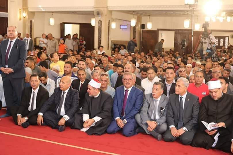 رئيس جامعة المنوفية يشهد افتتاح مسجد الشهيدين بمدينة قويسنا