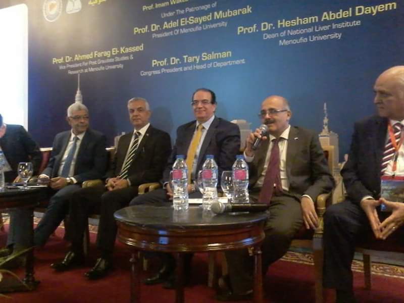 رئيس جامعة المنوفية يفتتح فعاليات المؤتمر الدولي السابع لطب الكبد علي النيل