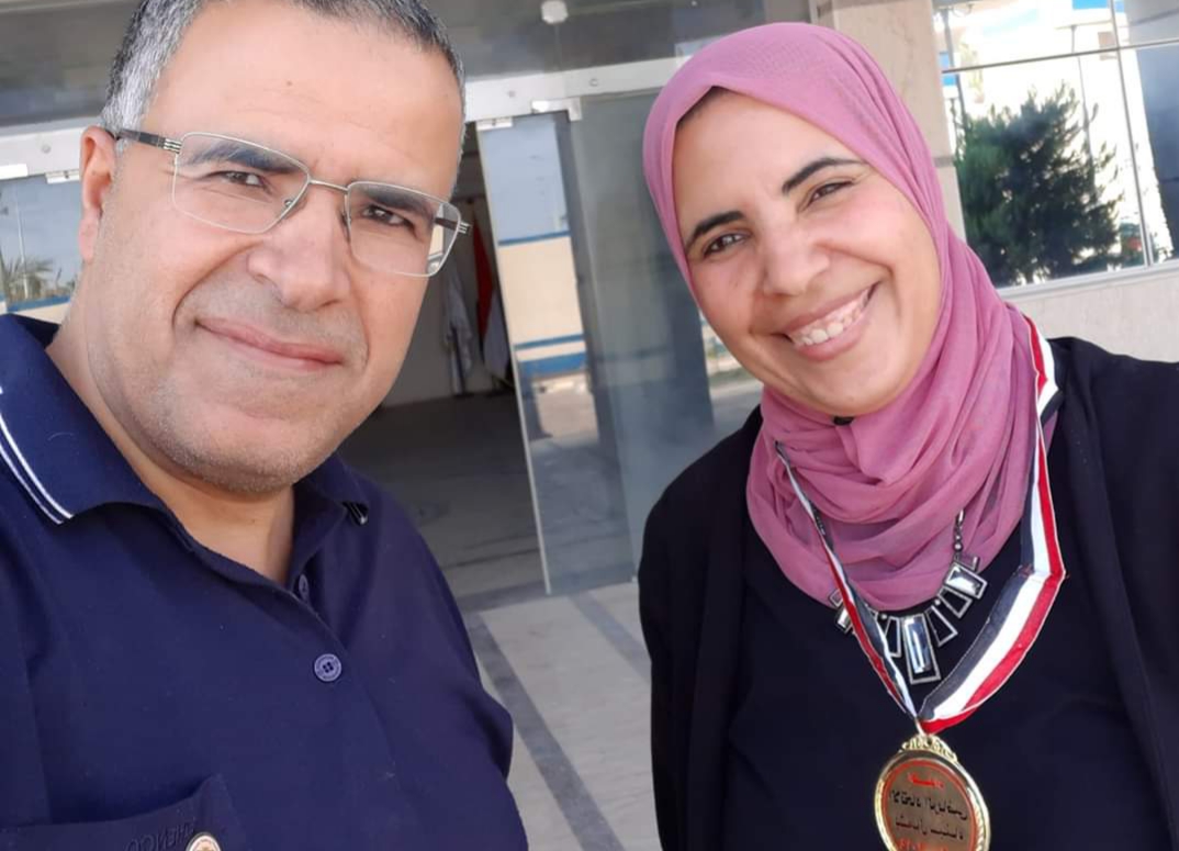 نسرين ابو هاشم تحرز المركز الاول تنس طاولة فى بطولة الالعاب الرياضيه بشمال سيناء