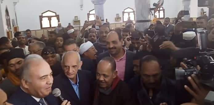 محافظ قنا يشهد افتتاح مسجد عكاشة بالقناوية بنجع حمادي