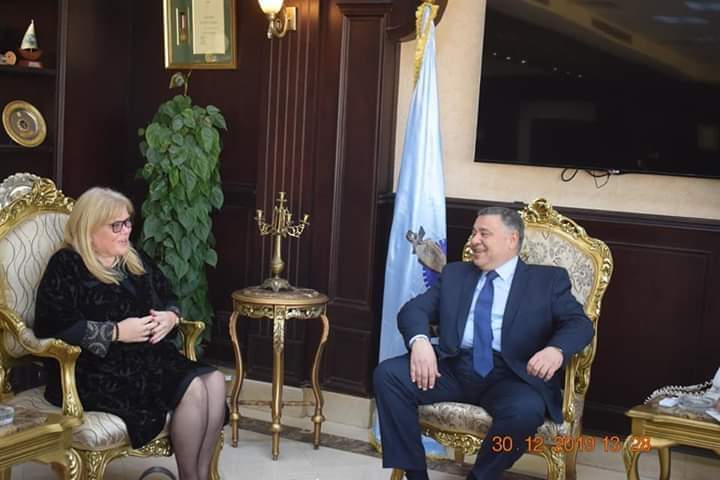 محافظ البحر الأحمر يستقبل سفيرة سلوفينيا بالقاهرة