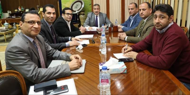 محافظ المنوفية يعقد إجتماعاُ تنسيقياً لمناقشة آليات توقيع بروتوكول تعاون بين المحافظة والشركة المصرية للإتصالات