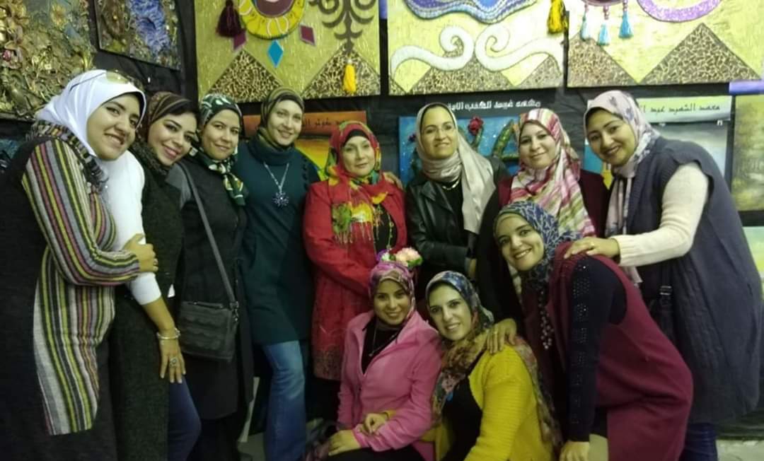 بالصور.... افتتاح معرض التربية الفنية والاقتصاد المنزلي بأزهر الإسكندرية