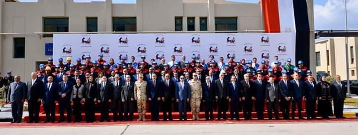الرئيس عبد الفتاح السيسى يحضر افتتاح مصنع ٣٠٠ الحربى