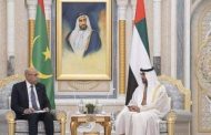 الشيخ محمد بن زايد يجري مباحثات مع رئيس موريتانيا بالإمارات