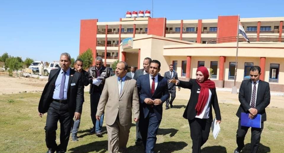 نائب محافظ قنا ووكيل الوزارة يتفقدان المدرسة المصرية اليابانية