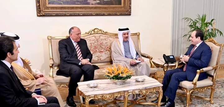 استقبال السيد الرئيس لوزير خارجية البحرين، الذي سلم سيادته رسالة من جلالة ملك البحرين حمد بن عيسى.