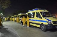 سيارات إسعاف في مصر وأول حالة وفاة بفيروس كورونا