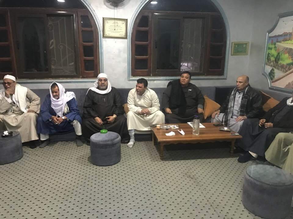 جلسة صلح بقرية أبورواش برعاية المهندس ناجي شلبي جاب الله