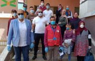 جمعية الهلال الأحمر وفريق التوعية ( بنكمل بعض ) ضد فيروس الكورونا