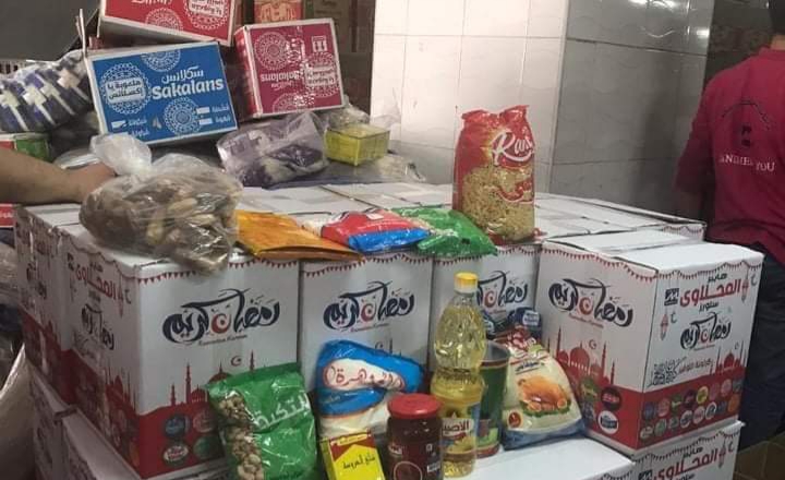 مازالت منظمة الضمير العالمي لحقوق الإنسان بالقاهرة تقوم بتوزيع المواد غذائية لمحدودي الدخل والأسر المعيلة