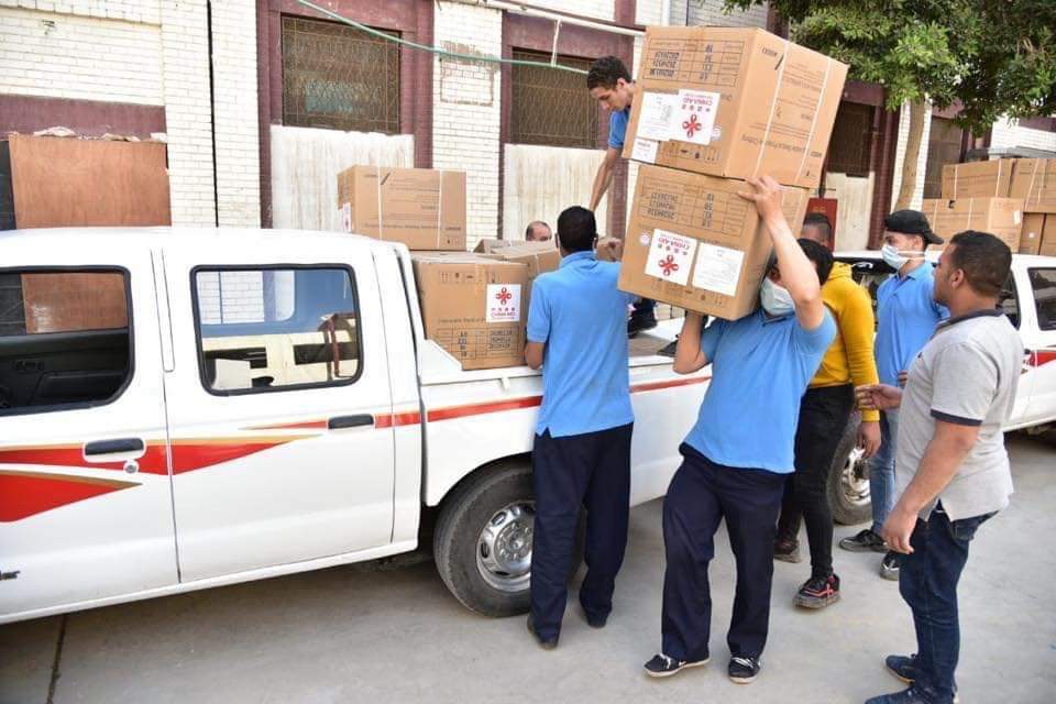 وزارة الصحة تتسلم 4 طن من المستلزمات الطبية والوقائية هدية من جمهورية الصين الشعبية