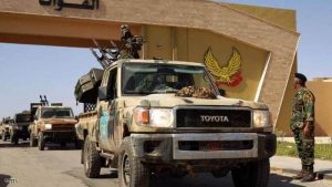 قوات من الجيش الوطني الليبي يؤكد جاهزيته لصد أي هجوم تركي على سرت والجفرة
