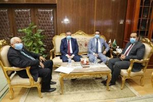 : محافظ المنوفية يستقبل رئيس جامعة مدينة السادات ويكرم مدير الأمن الوطنى